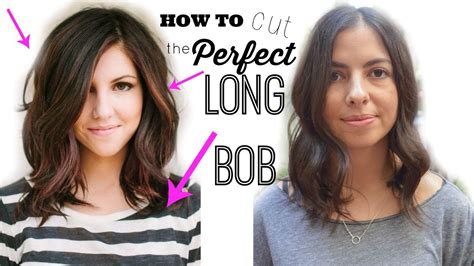 How To Cut The Perfect Long Bob Lob Haircut Youtube