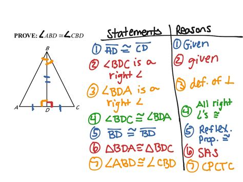 4.6 Using Congruent Triangles- CPCTC | Math | ShowMe