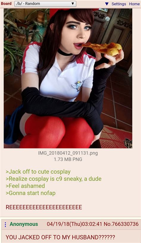 Anon Faps To A Trap Cosplay Pizza Delivery Sivir Know Your Meme