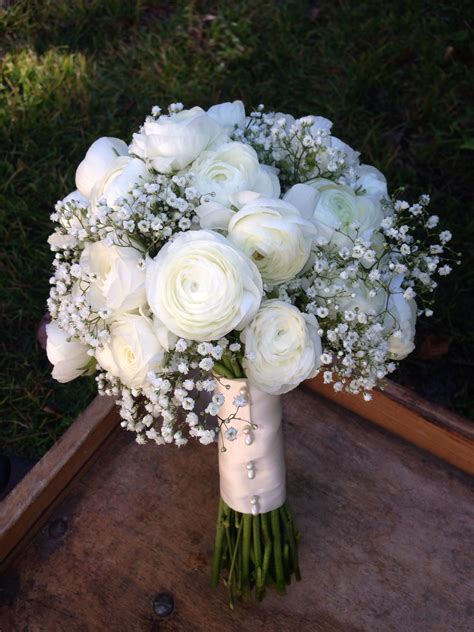 Check spelling or type a new query. White Ranunculus and Baby's Breath Bridal Bouquet | Flower ...