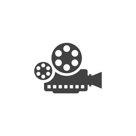 We do not alter colors, change. Film kamera logo | Premium-Vektor
