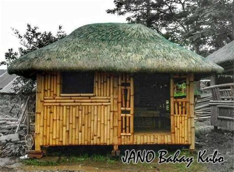 Bahay Kubo Nipa Hut Bamboo House Design Wooden Cottage Bamboo House