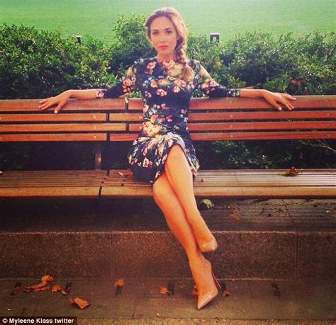 Myleene Klass Wows In Floral Dress From Her Own Collection Daily Mail