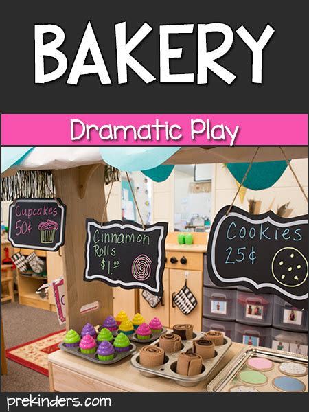Bakery Dramatic Play Free Printables