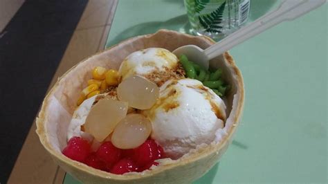 Thai Style Coconut Ice Cream Found In Singapore Miri Food Sharing