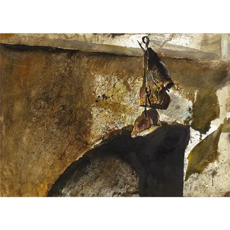 Andrew Wyeth Cat Spruce 1954 Watercolor And