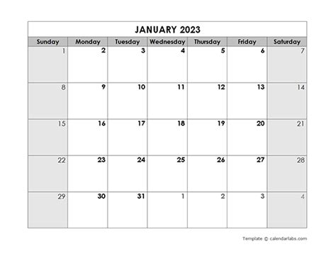 2023 Blank Monthly Calendar Gambaran Images And Photos Finder