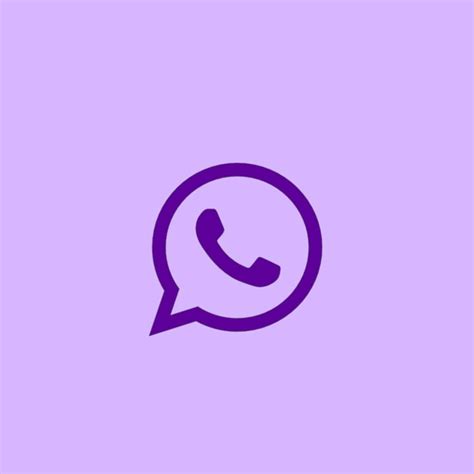 Watsapp Purple App Icon Em 2022 Ícones Personalizados Ícones Ícone