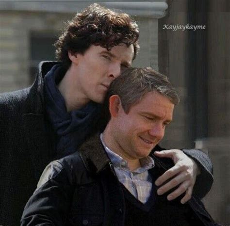 Johnlock Kissing Sherlock Bbc Johnlock Sherlock Holmes Benedict