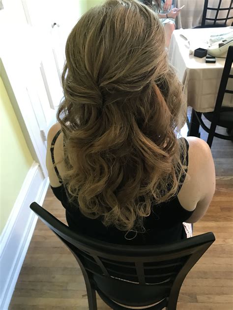 Unique Half Up Half Down Wedding Hair For Mother Of The Bride For Hair