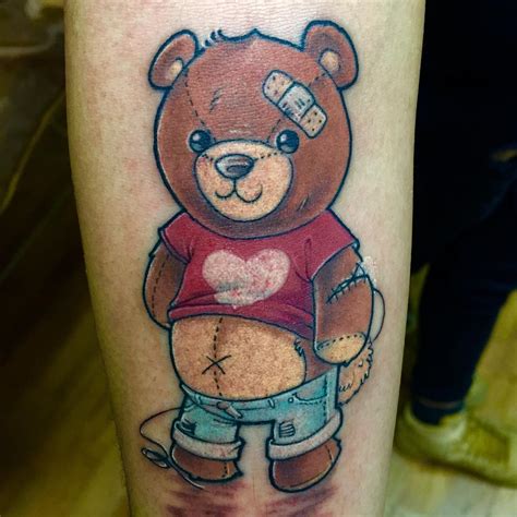21 Teddy Bear Tattoo Designs Ideas Design Trends