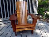 The adirondack chair is an outdoor lounge chair with wide armrests, a tall slatted back, and a seat that is higher in the front than the back. A "Weekend" Project - Adirondack Chair