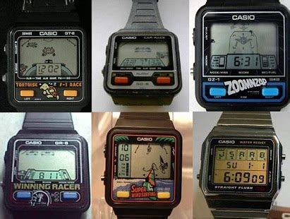 En la década de los 80s, seiko (familia rc) y casio (familia databank) fabricaron diversos modelos FX GAMES PC: FX GAMES....... Mi vida y los video juegos!