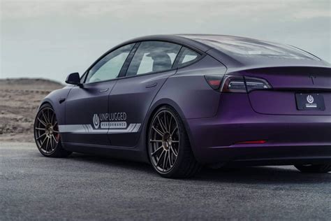 Purple Tesla Model 3 - Complete Ascension Kit & Performance Upgrades