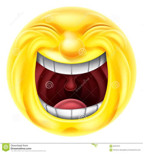 Laughing Emoji Emoticon Stock Vector - Image: 62291870