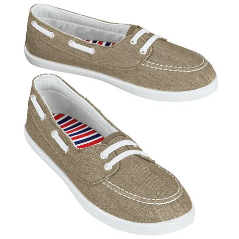 Casual Canvas Slip On Sneakers With Stretch Laces Collections Etc