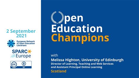 Interview With Melissa Highton Open Education Champions Series Youtube