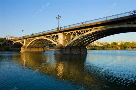 Triana Bridge Seville Spain — Stock Photo © Neirfys 13592041