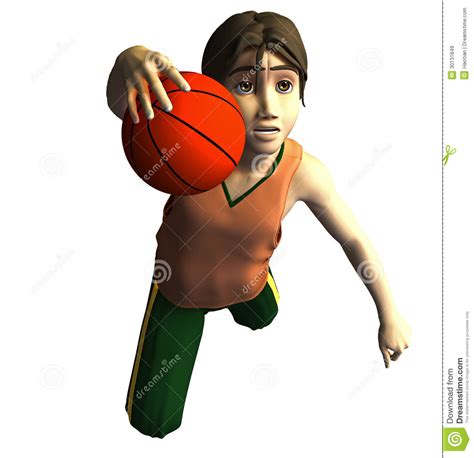 3d Basketball Player Stock Illustration Illustration Of Graphic 30131849
