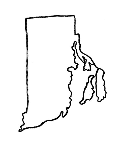 Rhode Island Silhouette At Getdrawings Free Download