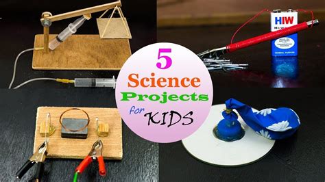 5 School Science Project Ideas Youtube