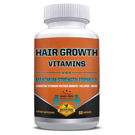 Hair Growth Vitamins For Healthy Hair Skin And Nails Max Strength