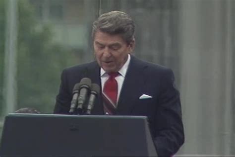 President Ronald Reagans Speech Berlin Wall Editorial Video