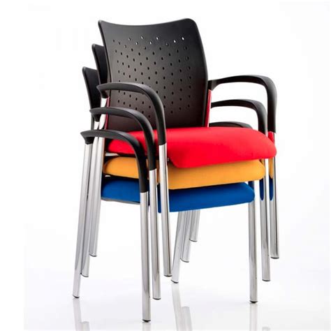 Barnes Meeting Room Chairs With Arms Chrome Frame Nylon Back Bespoke
