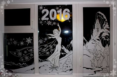 Christmas Window Decoration. Украшение окон к Новому году, вытынанки ...
