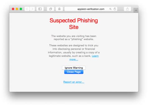 Clever Phishing Scam Targets Your Apple Id And Password The Mac