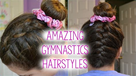 3 Hairstyle Ideas For Gymnasts Youtube