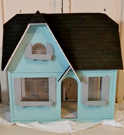 The Littlest Vintage Cottage Dollhouse Exterior Makeover Little