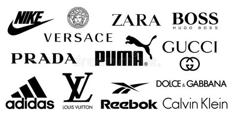 Vector Logos Of Popular Clothing Brands Such As Chanel Louis Vuitton Prada Gucci Fendi