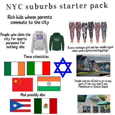 NYC Suburbs Starter Pack R Starterpacks Starter Packs Know Your Meme