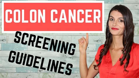 Colorectal Colon Cancer Screening Guidelines Usmle Steps 1 2 And 3 Youtube