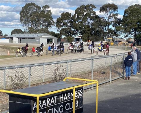 lights up for ararat in time for cup harness racing victoria