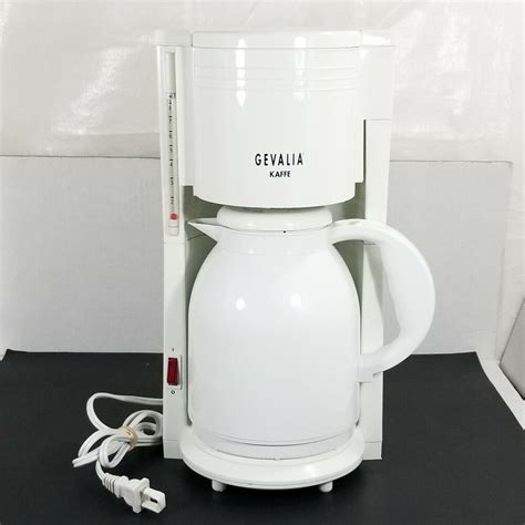 Filling the water tank can be difficult. GEVALIA KAFFE 8 CUP AUTOMATIC THERMAL CARAFE COFFEE MAKER ...