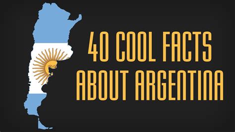 40 Cool Facts About Argentina Argentina Facts Fun Facts Facts