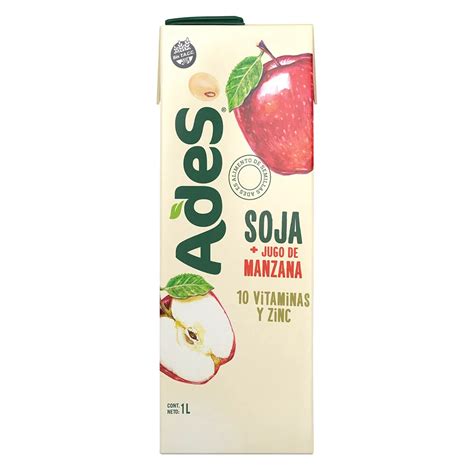 Ades Con Jugo De Manzana Soy Juice Apple Flavor Tetra Pak Wholesale