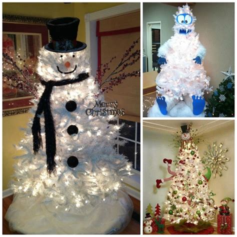 Christmas tree an evergreen tree (often a spruce) that people decorate with lights and ornaments at christmas. Clever White Christmas Tree Decorating Ideas - Crafty Morning