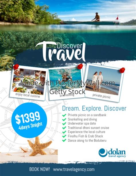 Copy Of Travel Agency Flyer Template Postermywall