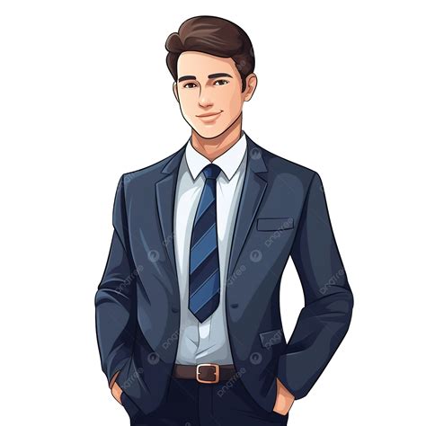 Man In Suit Businessman Illustration Character Man Businessman Png