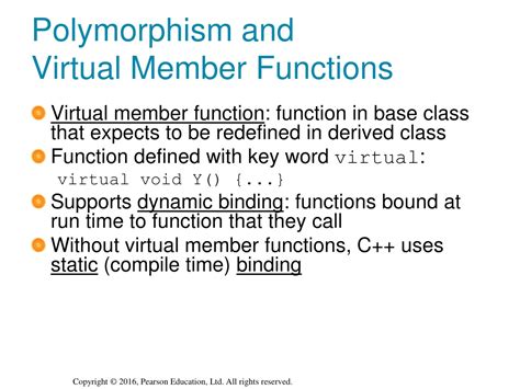 Ppt Chapter 15 Inheritance Polymorphism And Virtual Functions