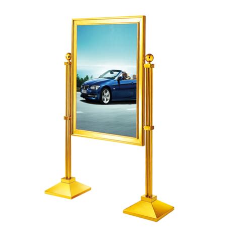 Upright Display Stand With Stainless Steel Zp 23 Buy Sign Stand