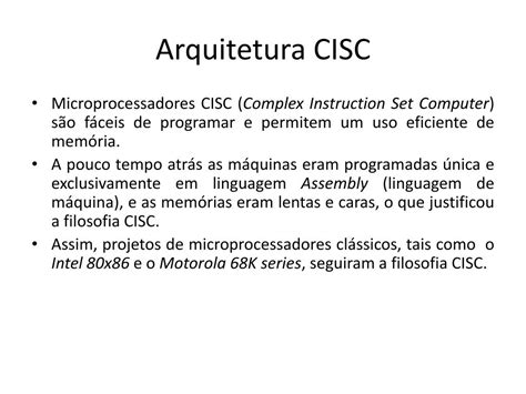 Arquitetura Risc E Cisc