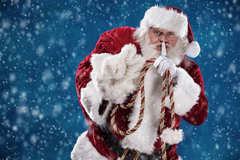 Santa Claus Shhh Stock Photos Pictures And Royalty Free Images Istock