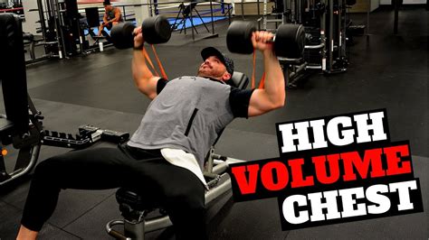 Top 5 Exercises For A Massive Chest High Volume Workout Youtube