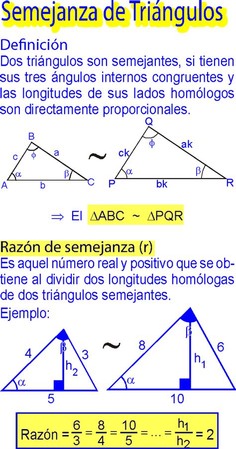 10 Ejemplos Criterios De Congruencia Y Semejanza De Triangulos