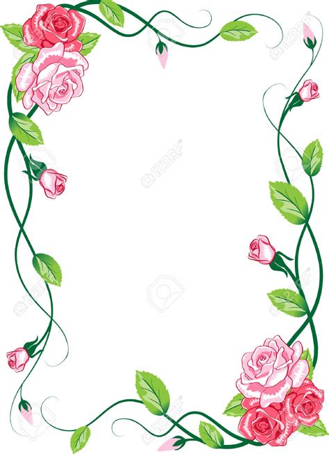 Rose Flower Borders 20 Free Cliparts Download Images On Clipground 2024