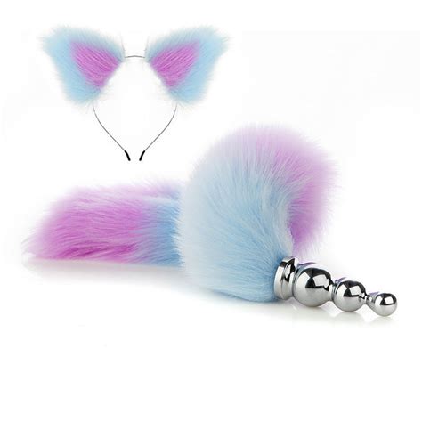 Anime Sexy Cat Ear Headband Buttplug Tail Set — Sofyee